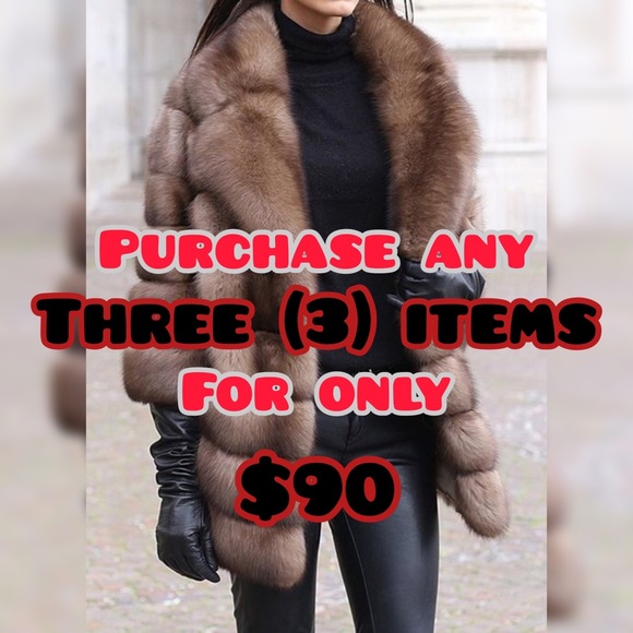 Purchase any 3 of my items for only $90 - Picture 2 of 2